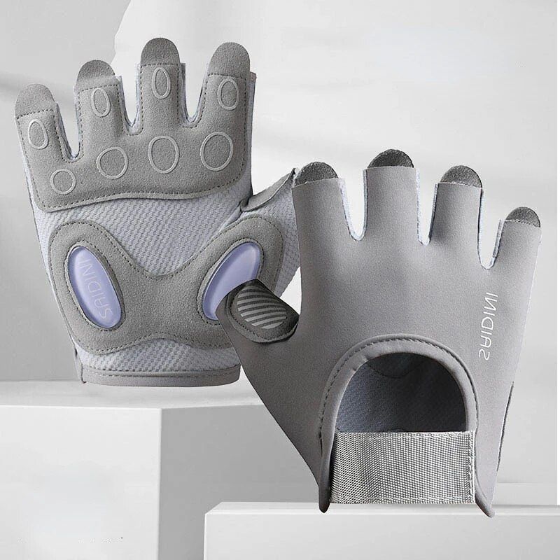 Half-Finger Men women professional Cycling Gloves Silicone Shock-Absorbing Breathable Sports Bike bicycle Fiess gym_voghion.com
