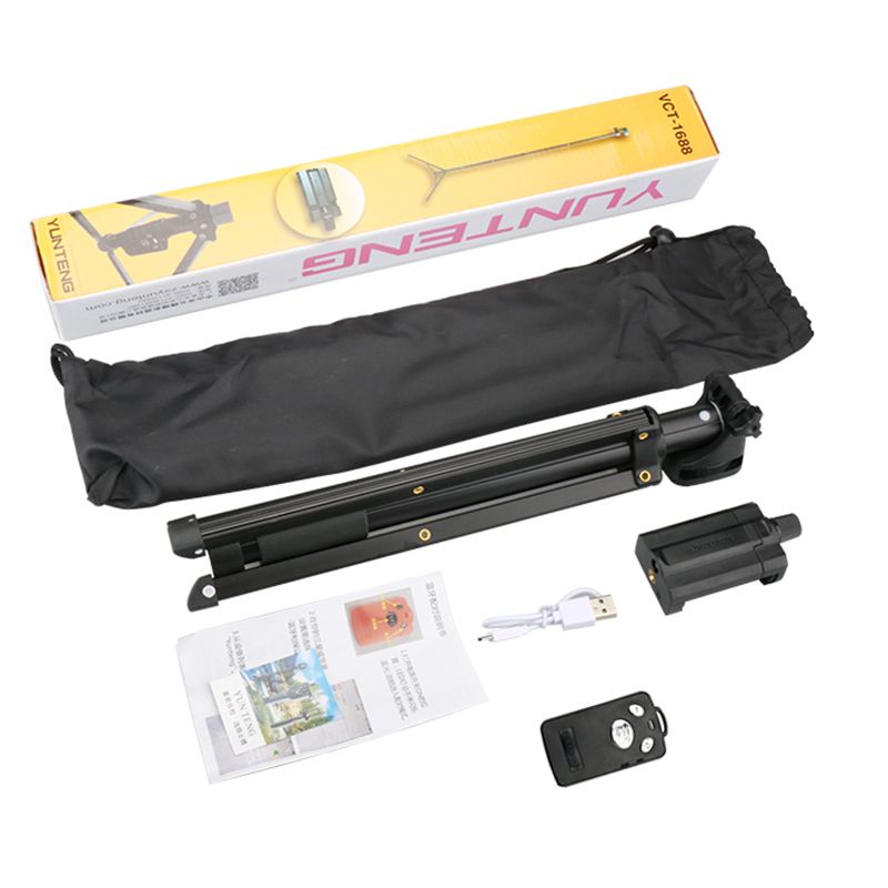 3 in 1 treppiede portatile selfie stick Bluetooth mini treppiede monopiede treppiede da viaggio per iPhone fotocamera Gopro smartphone SJCAM_voghion.com