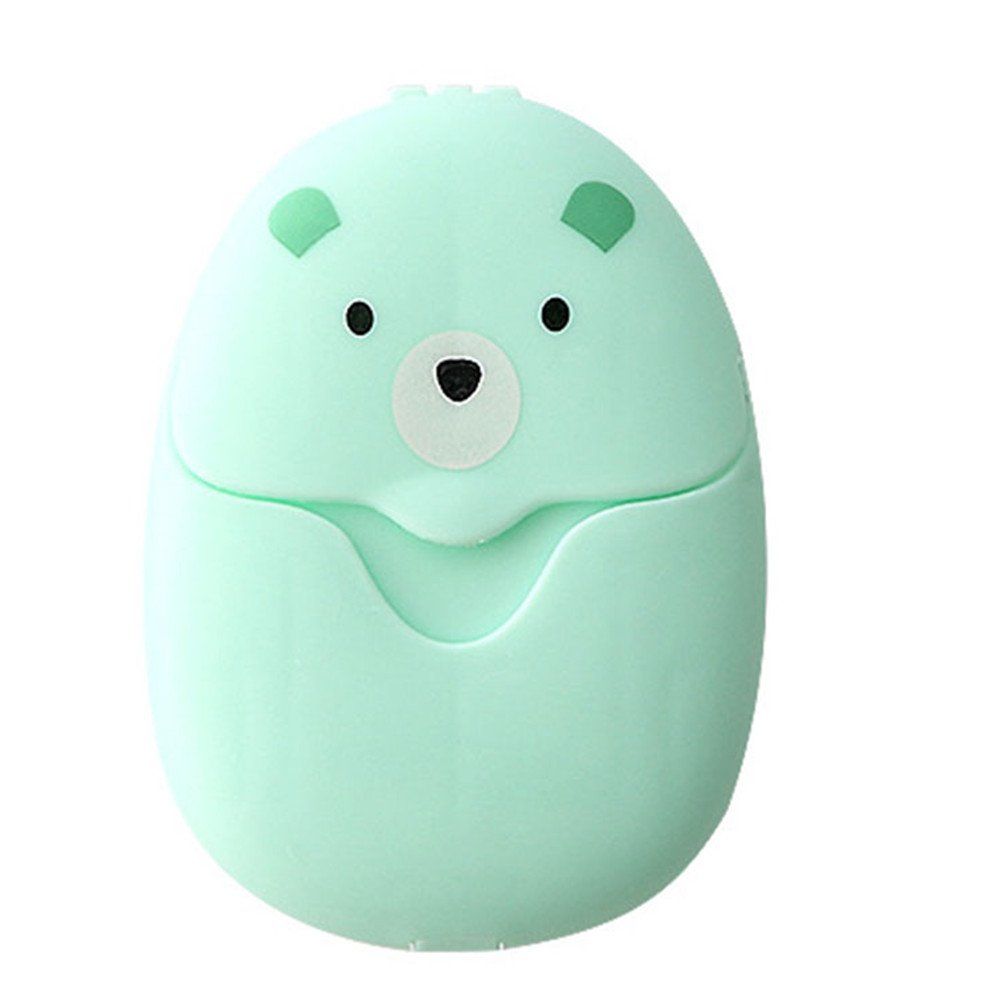 3er-Set Mini-Seifenpapier, duftende Scheiben, schäumend, in Box, Einweg-Reinigungstabletten für Outdoor-Reisen_voghion.com