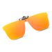 2022 New Dazzling Color Polarized Aviator Prescription Sunglasses One-piece Large Frame Flip-up Clip-on Glasses_voghion.com