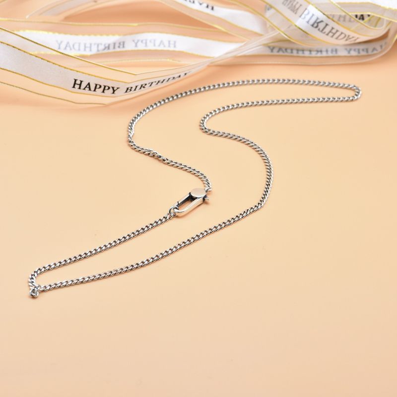 S Pue Silve Cubaanse ketting Tendy Band Chain Herenmode Ins Veelzijdig Unisex Koean Stijl Hip Hop Dik Gedurfd_voghion.com