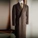 Men's Wool Blend Double-Breasted Overcoat – Formal Winter Coat For Weddings, Performances & Evening Events (Dark Brown, Slim Fit, Xxs-4xl)_voghion.com