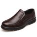 Echtes Leder Schuhe Männer Flache Mode männer Casual Brogues Schuhe Marke Männlichen Schuhe Weichen Bequemen Schwarz ZH740_voghion.com