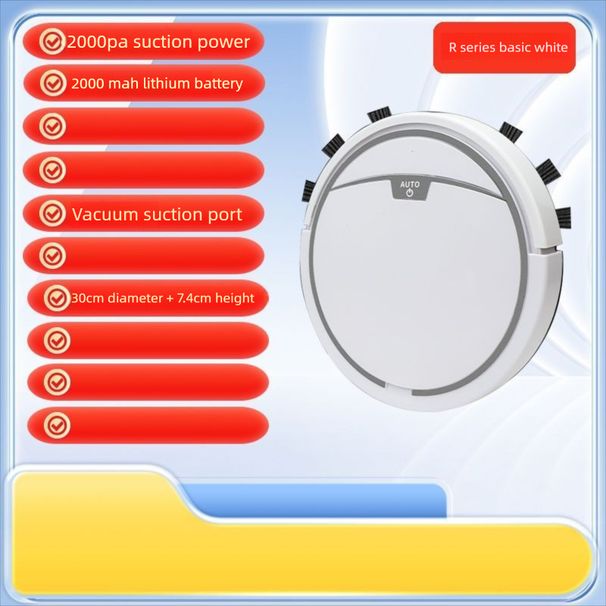 Ultra-Thin 3-In-1 Smart APP Home Fully Automatic Charging Sweeping Robot Vacuum Mop Combo_voghion.com