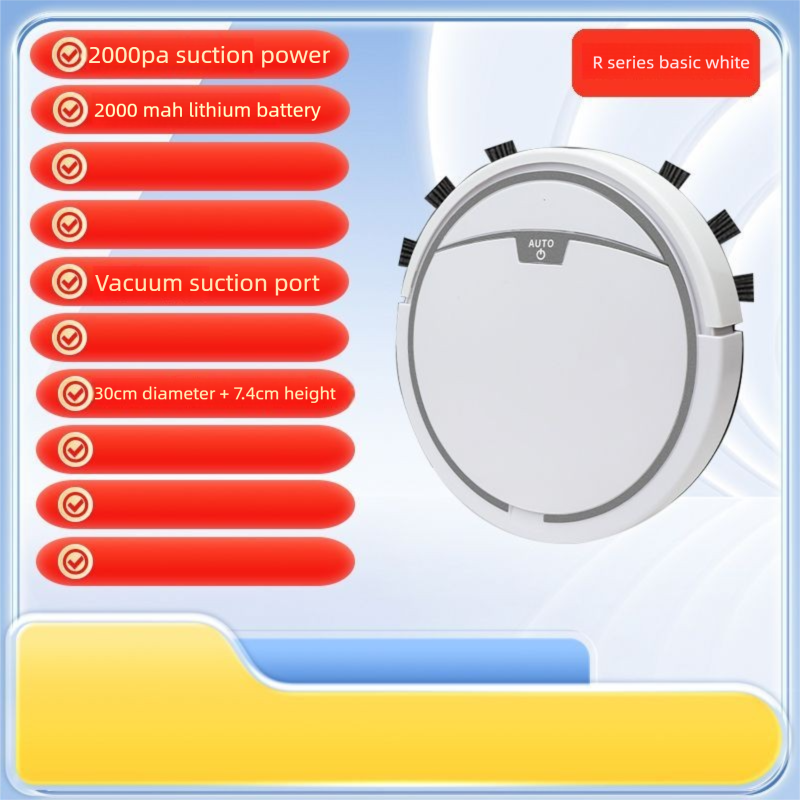 Robot aspirador y fregona ultrafino 3 en 1 con carga automática y aplicación inteligente para el hogar_voghion.com