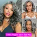Bob Perücke Salz Pfeffer Farbe Lace Closure Body Wave Lace Front Perücke Glueless Perücken Echthaar_voghion.com
