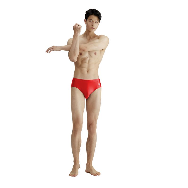 【 1606 People's Collection 】 AMORESY Eros Series Men's Underwear Solid Color Glossy Spandex Breathable Sports Ice Silk_voghion.com