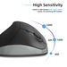 Souris verticale sans fil Digitex 2,4 GHz rechargeable intégrée 600 mA, ergonomique, 2400 DPI. En stock._voghion.com