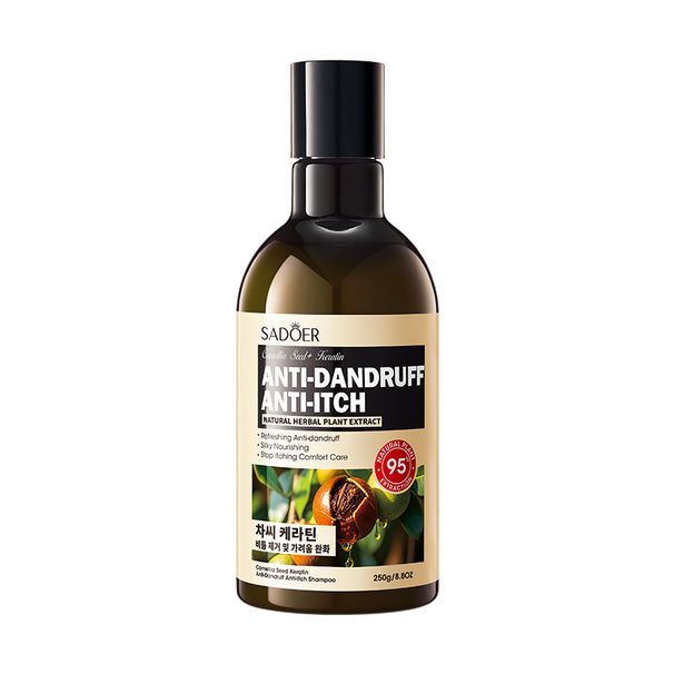 Tea Seed Keratin Anti-Dandruff Anti-Itch Smooth Shampoo_voghion.com