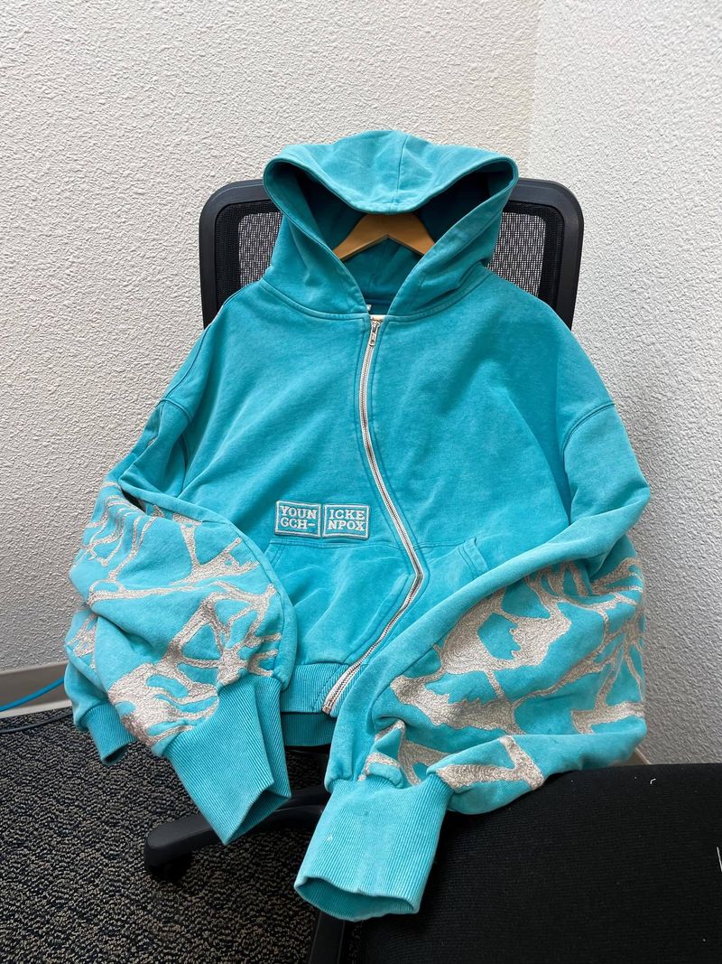 Vêtements pour hommes, veste à capuche décontractée, pull ample à fermeture éclair, cardigan à capuche, haut à manches longues_voghion.com