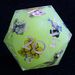 Luminous 9 Polyhedral D And D Sets Of Dice Hope Sprout Farm For Dungeons Dragons RPG_voghion.com