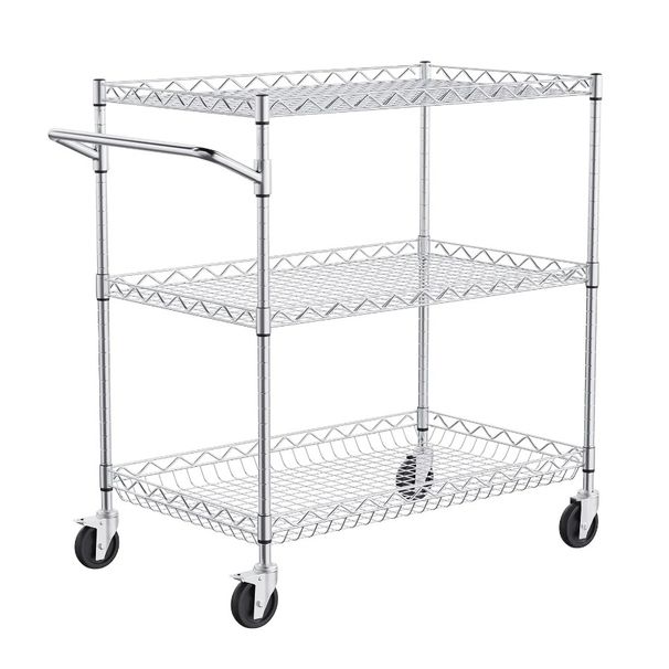 6 661 Ruote per carrello con ganci per carrello su LBS 30x18x32,4 3 Tier Utility_voghion.com