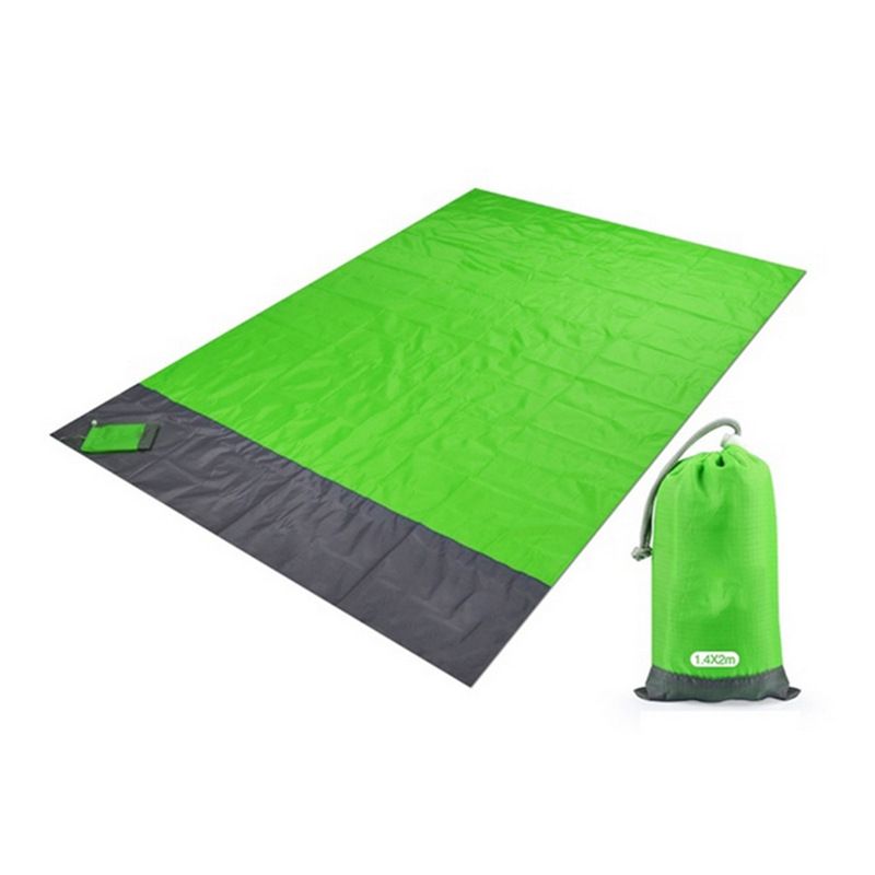 200x210cm Pocket Picknickmat Waterdichte Strandmat Deken Geen Zand Kamperen Buiten Picknicktent Opvouwbare Hoes Beddengoed_voghion.com