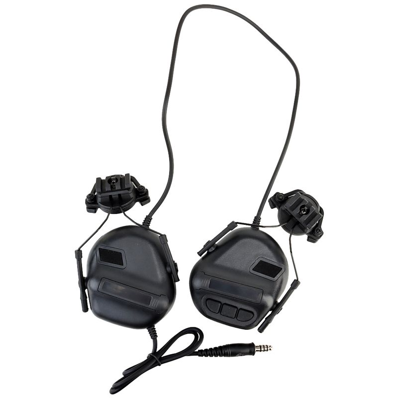 Tactical Fifth Generation IPSC Solid Color Over-Ear Helmet Style Noise Canceling Communication Headset_voghion.com