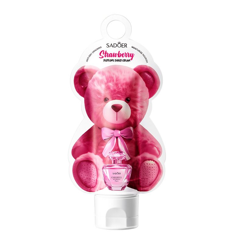 SADOER Strawberry Perfume Hand Cream 55g Autumn And Winter Moisturizing Hand Cream_voghion.com