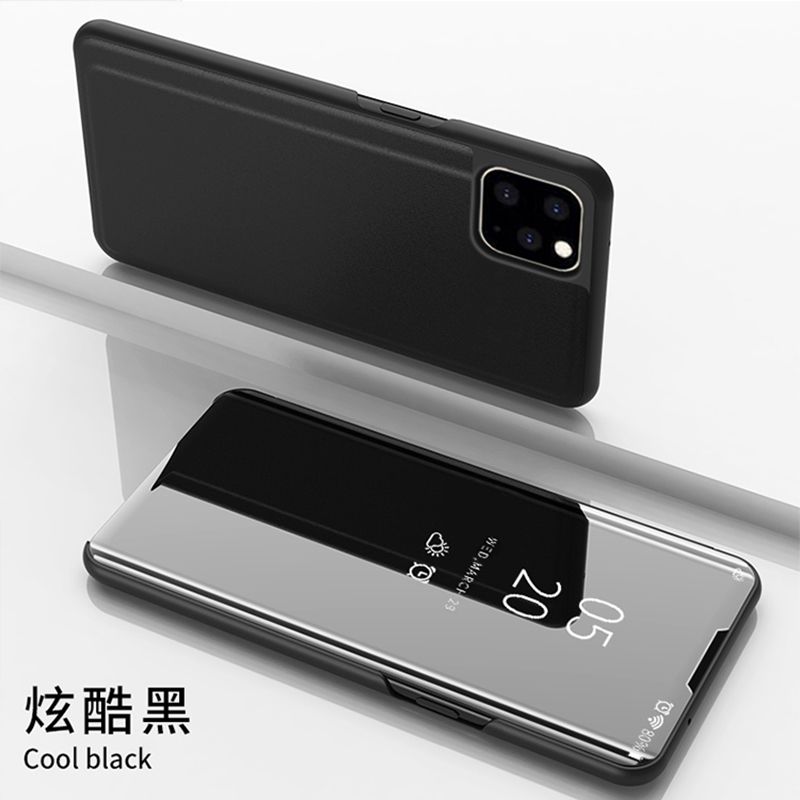 Klassieke Spiegel Telefoon Case Voor Iphone 14 13 12 11 Pro Max 8 7 6 Plus Flip Stand Case voor Iphone Xr Xs Max X Se 2020 12 Mini Cover_voghion.com