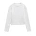 2025 Winter Women's Solid Color Simple Style Sweater Pullover Knitwear + Elastic Waist Short Skirt Set_voghion.com