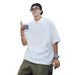 Polo Shirt Men's Summer Loose Solid Color Lapel Short T-shirt Simple And Versatile Teenage Half Sleeved Top Trendy_voghion.com