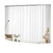 Lace Sheer Curtains White Voile Drapes For Bedroom & Bay Window Light Filtering Yet Privacy_voghion.com
