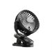 3 Speeds Mini Cooling Fan USB Rechargeable Clip On Desk Baby Stroller Portable_voghion.com