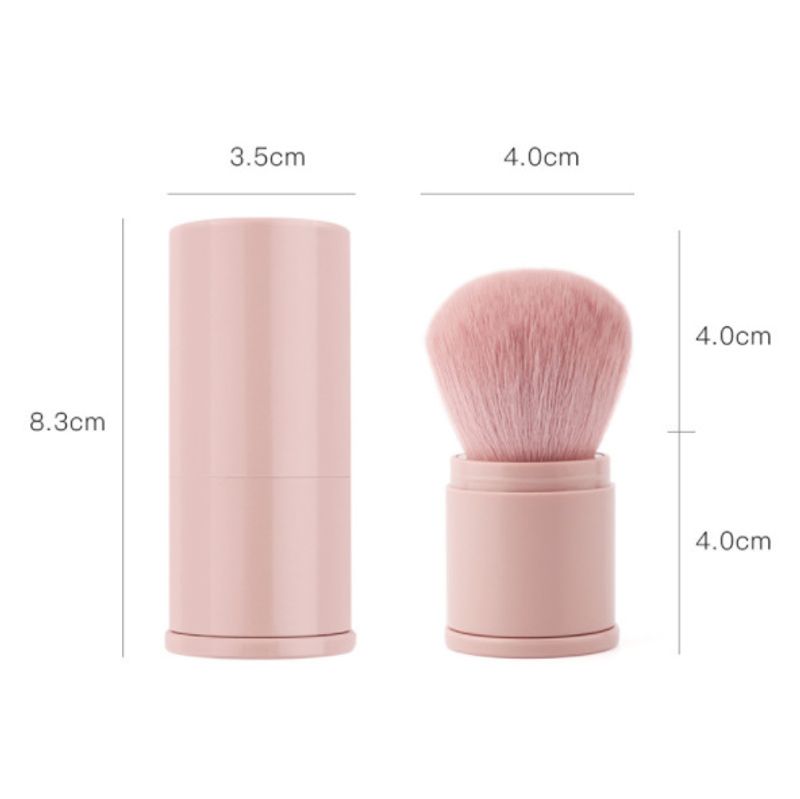 Makeup Brushes & Tools Exclusive Beginner Makeup Single Black Loose Powder Brush Blush Brush Portable Telescopic Pink Makeup Brush_voghion.com