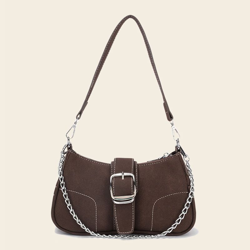 Matte, weiche Unterarmtasche für Damen, modische High-End-Textur, Handtasche mit einzelner Schulterkette, einfach und vielseitig_voghion.com
