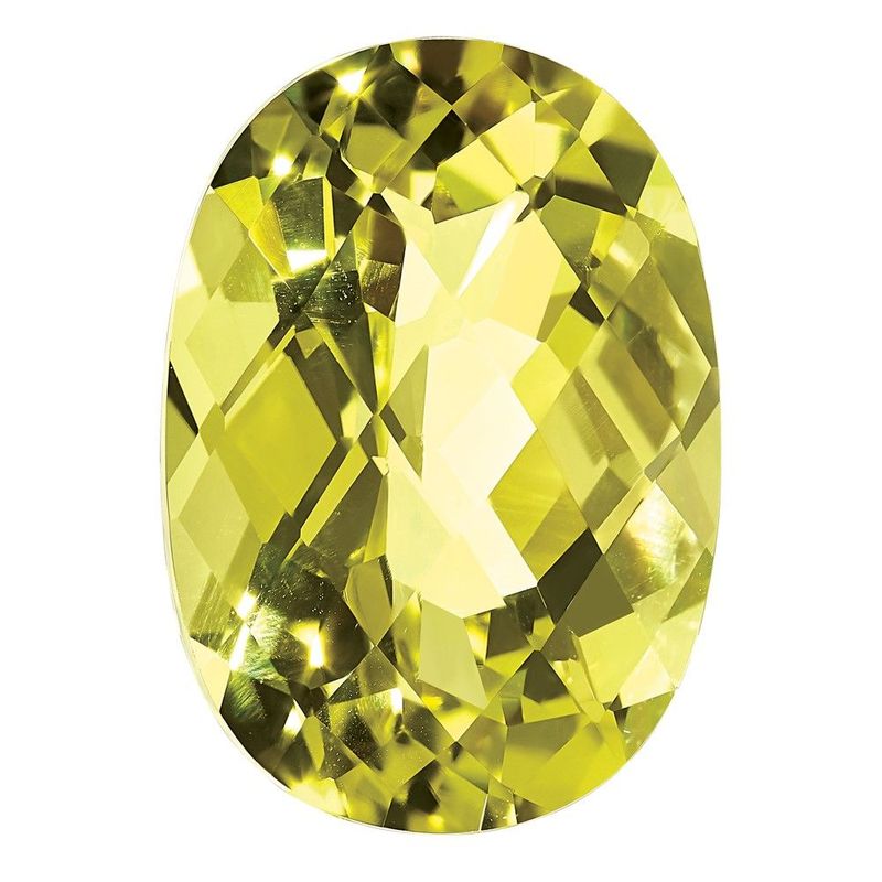 Lemon Quartz AA Quality 7x5mm Oval Checkerboard_voghion.com