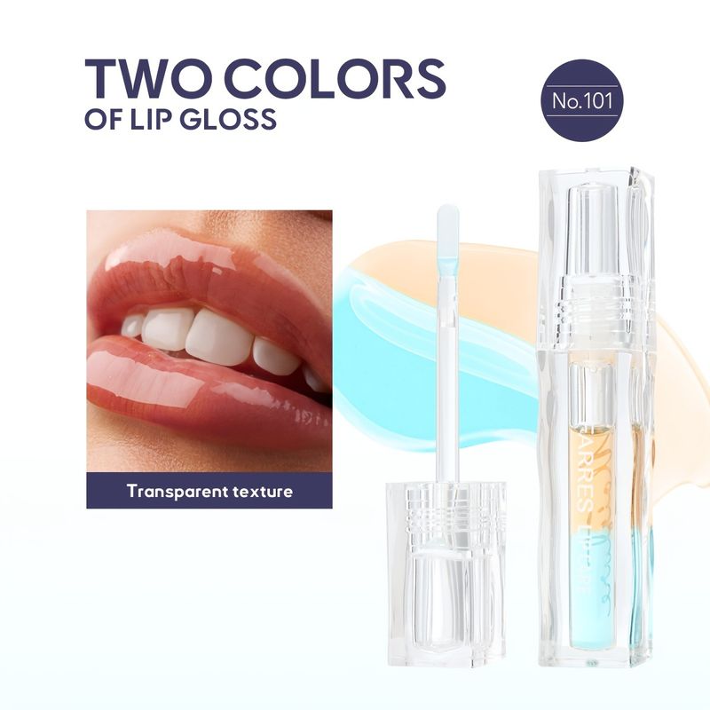 Rossetto idratante 3 in 1, in vasetto antiaderente, a lunga tenuta, 3 colori in 1 - Idratante, anti-trasferimento, finitura cremosa_voghion.com