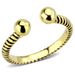 TK3719 - IP Gold(Ion Plating) Stainless Steel Ring with No Stone_voghion.com