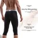 Men's Anti-wear Leg Sports Long Leg Panties Cropped Pants Modal Quick-drying Boxers Running Long Boxers_voghion.com