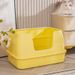 Foldable Large Open Thickened Semi-Enclosed Tray Toilet Cat Litter Box Pet Supplies_voghion.com