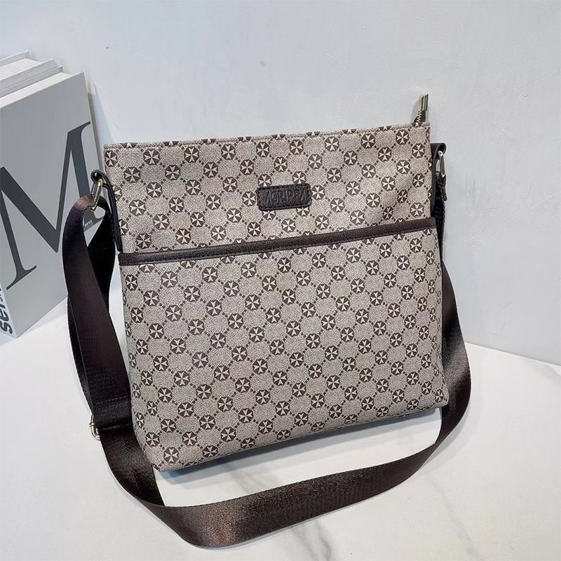 Bolso informal P7, bolso de mensajero con estampado coreano, bolso de mano de gran capacidad para uso diario, bolso de hombro versátil, bolso de moda para mujer_voghion.com
