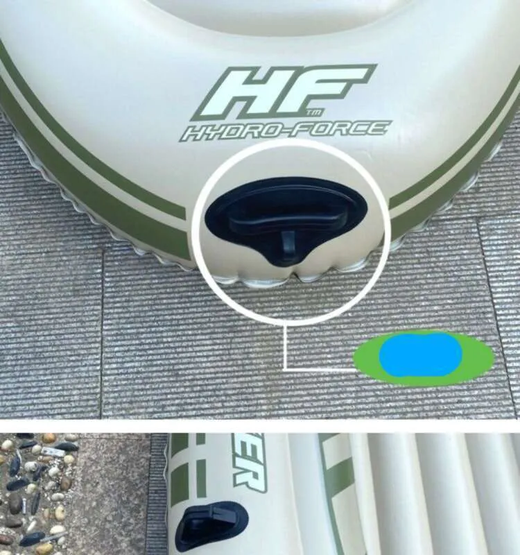 Braukšana ar kajaku, makšķerēšana, sabiezināta, nodilumizturīga, salokāma, piepūšamā, gaisa spilvena, sērfošana, dreifēšana, bērnu ūdens_voghion.com