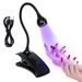 Led Nail Lights Dryer Ultraviolet UV Lamp Mini Flexible Clip-On Desk USB Gel Curing Manicure Pedicure Tools_voghion.com