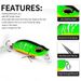 Lure 5.5cm 8.26g Bionic Plastic Bait Floating Minnow 7 Colors Fishing Gear DHM004_voghion.com