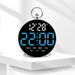 New LED Electronic Multifunctional Creative Student Desktop Digital Plug-in Alarm Clock 8029_voghion.com