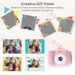 Mini Kindercamera X2 Digitale Vintage Camera Educatief Speelgoed Kinderen Projectie Videocamera Buitenfotografie Speelgoed Geschenken 32GB_voghion.com