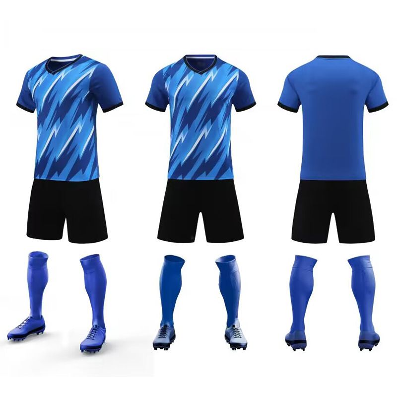 Speed Trainingsuniform für Erwachsene und Kinder, bedrucktes Trikot, Sommer-Fußballanzug-Set für Männer und Frauen_voghion.com