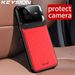 KEYSION Fashion Shockproof Case fir VIVO X80 Pro 5G PU Lieder Spigel Glas Soft Silikon Telefon Réck Cover fir IQOO 9 Pr_voghion.com