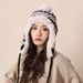Knitted Women In Autumn Winter, Thickened Warm, Highlighting Face And Small Ear Protection, Plush For Cycling, Cold_voghion.com