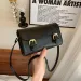 Women's Leather Buckle Handbag Free Shipping Designer Simple Square Shoulder Crossbody Light Luxury High-end Texture_voghion.com
