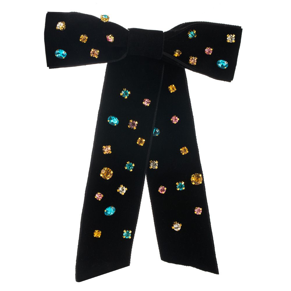 Nuovo peluche in stile coreano, strass per unghie di alta qualità, fermaglio a molla di alta qualità, fiocco a doppio strato, capelli da donna alla moda_voghion.com