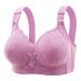 Women's Intimates New Large Size No Steel Ring Adjustable Sexy Lace Bra Comfortable Side Gathering Beautiful Back Bra_voghion.com