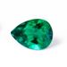 Synthetischer sambischer Smaragd, birnenförmiger Smaragd mit Watte, kultivierter Smaragd, blanker Stein_voghion.com