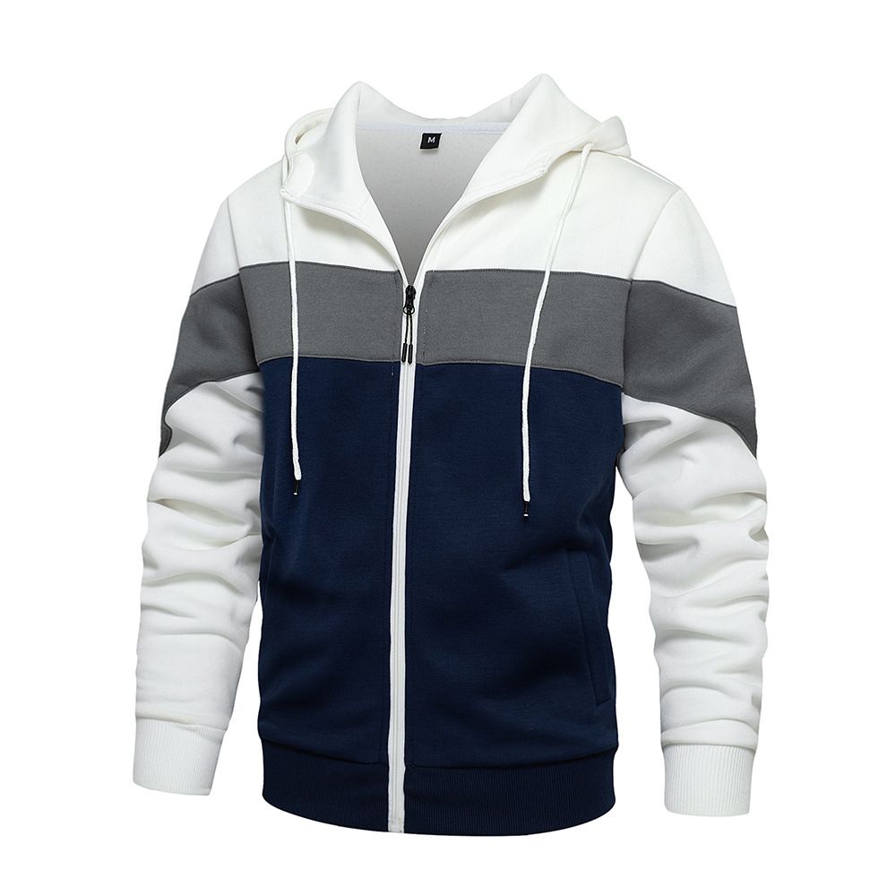 Men's Clothing Cardigan Color Matching Sweater Retro Trend Neutral Cardigan Jacket_voghion.com