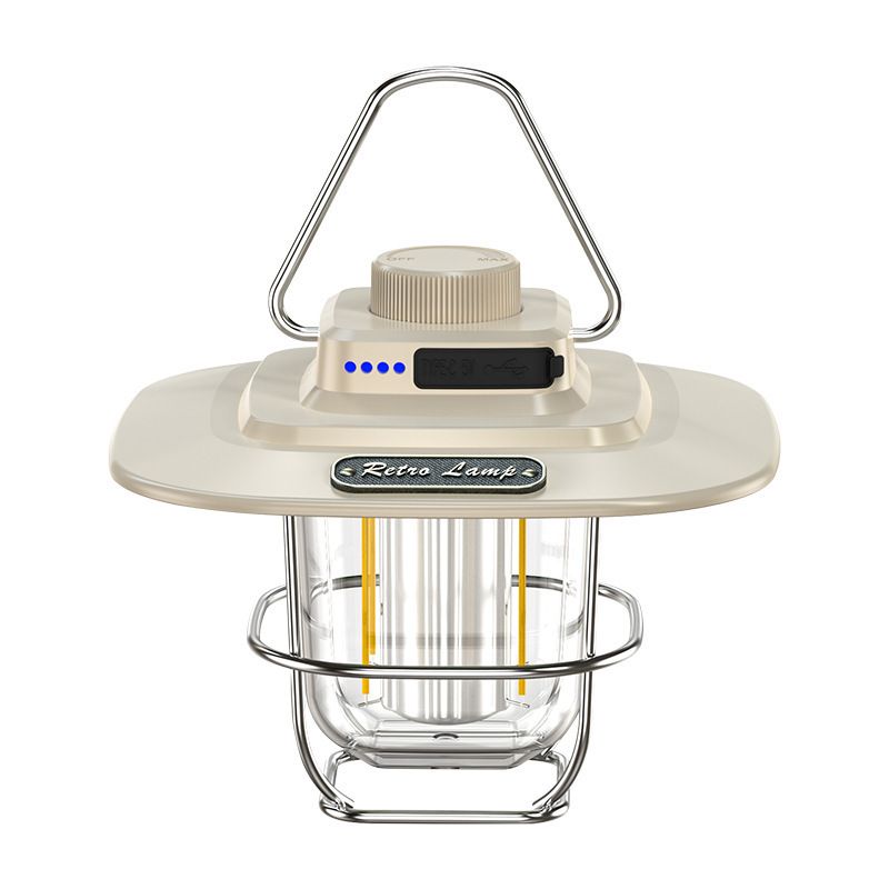 LED Atmosphere Tent Lantern Strong Portable Rechargeable Handheld Lamp Multifunctional Camping Light_voghion.com