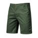 boy Cross-Border Summer New Cotton Casual Shorts European And American Straight Slim Five-Point Pants Plus Size Solid Color_voghion.com