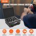 VEVOR Hard Pistol Cases With Pre-cut PU Foam, Waterproof & Dustproof Hard Gun Case For 1 Pistol, 19.3×17.1×8.3 In Lockable Pistol Case, Black_voghion.com