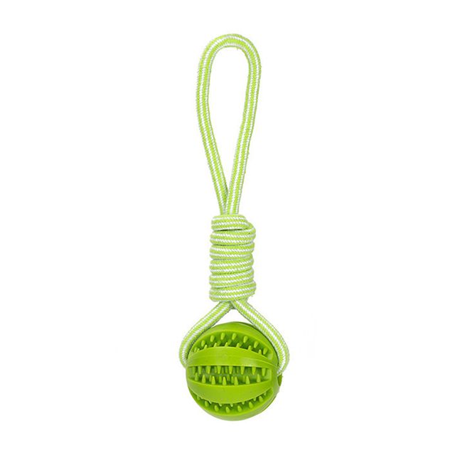 Treat With Rope, Interactive Rubber Flowing Balls Toys For Small And Large Dogs, Chew Toys, Bite-Resistant, Pet Supplies By PawParty Store_voghion.com