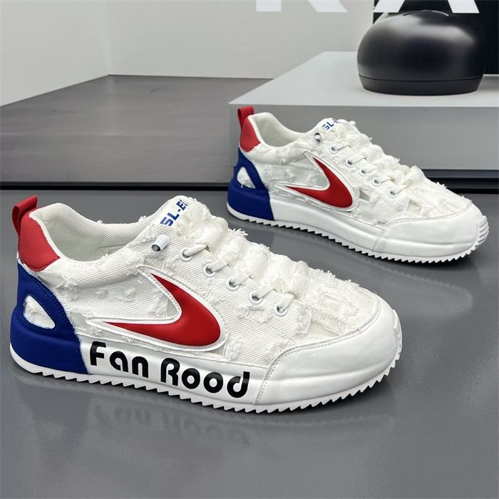 Uued suvekingad meeste vabaaja lõuendikingad hingavad laudkingad meeste Forrest Gump kingad meeste väikesed valged kingad_voghion.com